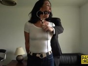 Bound and gagged sub fingered and fucked 3/16