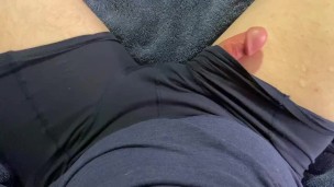 Handsfree cumshot under my boxers after edging 