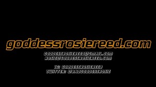 Goddess Rosie Reed Leather Pants JOI Ebony Female Domination