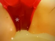 Naughty But Nice Piss In Red Panties 9/16