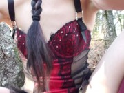 Festive Sexy Outdoor Strip And Piss 15/16