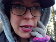 Festive Sexy Outdoor Strip And Piss 2/16