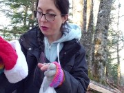 Festive Sexy Outdoor Strip And Piss 6/16