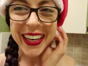 Red Heels And Santa Hat Omorashi 16/16