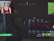 OmankoVivi as Rem Re:Zero Commentating First Time Playing FortNite XMAS 10/16