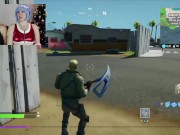 OmankoVivi as Rem Re:Zero Commentating First Time Playing FortNite XMAS 4/16