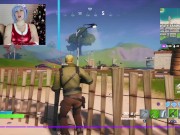 OmankoVivi as Rem Re:Zero Commentating First Time Playing FortNite XMAS 7/16
