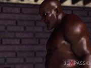 Horny red-haired girl gets fucked hard by black man in the basement