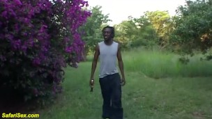 cuckold outdoor african sex lesson