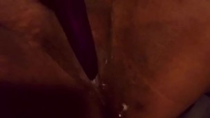 Thick asian slut plays with herself 