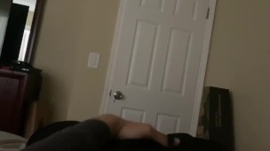 Hispanic guy jerking off (alone at home)