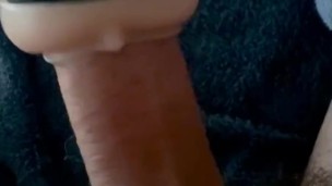 Big Dick fucking a fleshlight!
