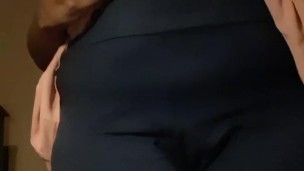 Ebony Shows Her Pretty Tits For You