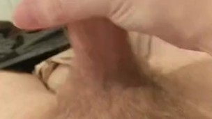 Huge Cumshot- Tall White Boy Spitting on Big Dick