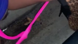 Ana Rose Peeing in Public