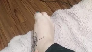 Playing with my feet