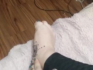 Playing with my feet