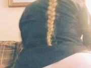 Pawg babe Throat and pussy tease