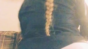 Pawg babe Throat and pussy tease