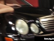 Thick Milf Sara Jay & GF Dava Foxx Suck & Milk 2 Hard Dicks! 11/16