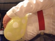 belly balloon poppin