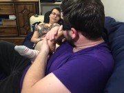 Stinky Ankle Socks Removal, Foot Worship and Foot Sniffing.. Shy 25yo Kiora 3/16