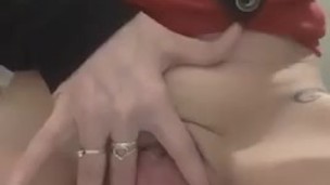 Spread my pussy to pee