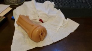 strokin my cock