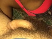 Sexy bbw gives small skinny limp tinder date blowjob  7/16