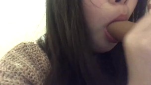 Kinky Deep Throat Blowjob