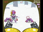 Super Zombie Hentai Shooter - post apocalipse girl stuck on the wall 2/16