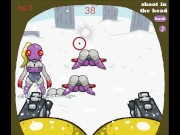 Super Zombie Hentai Shooter - post apocalipse girl stuck on the wall 3/16