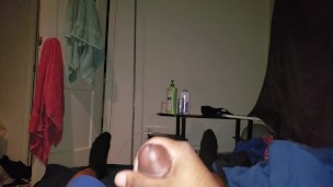 Huge load released after wank