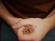 boy with a big dick playing with his foreskin in 4K 6/16