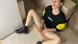 Don't look at me Daddy! Step-son try seduce his Daddy with a BIG DICK / kpop