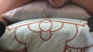 Naughty Milf solo with her pillow and vibrator!