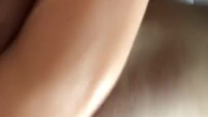 CLOSE UP PUSSY PLAY, HUGE DILDO WITH ORGASM!