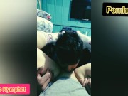 Curious gostosa ensinando gay a chupar buceta  14/16