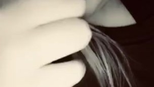 Finger sucking and gagging 