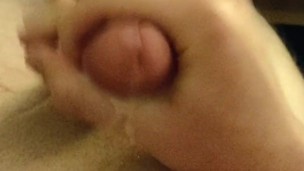 Teen cums on himself 