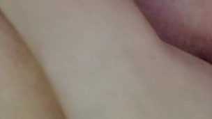 Stuffing pissy panties into my pussy