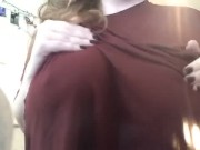 teasing natural tits  - Screenshot 15 of 16 - Huge Tits