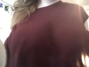 teasing natural tits  - Screenshot 2 of 16 - Boobs