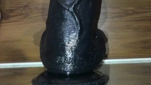 anal fast fucking big black dildo pov