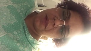 SSBBW pisses in cup licks piss Cums moans squirts o face slaps pussy hard