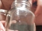 To lazy to go to the bathroom so I just peed into my glass