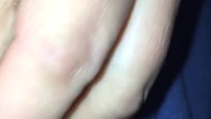 Playing with my hard ass nipple