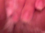 Big Latina Plying With Her Pussy