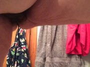 BBW Mature MILF Urethra Sounding Pissing hollow rod