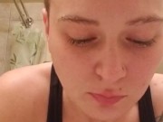 Queen's face washing